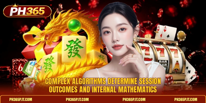 Complex algorithms determine session outcomes and internal mathematics Complex algorithms determine session outcomes and internal mathematics