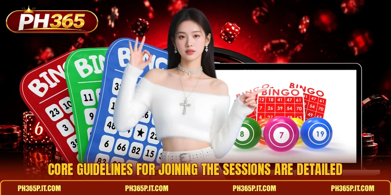 Core guidelines for joining the sessions are detailed