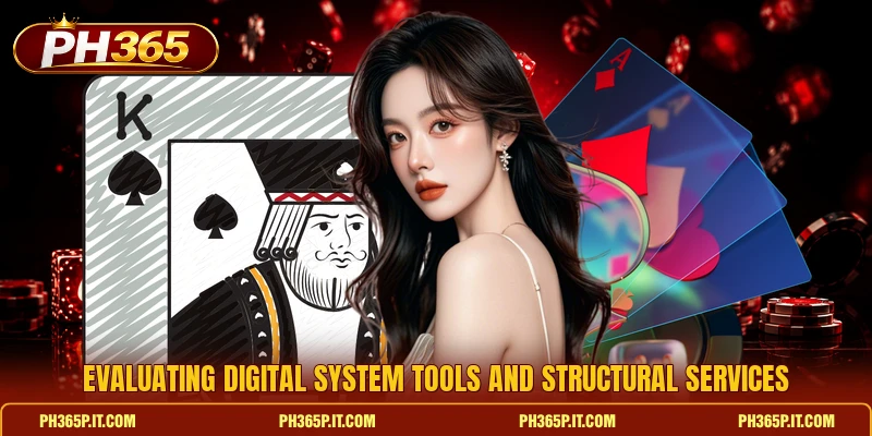 Evaluating digital system tools and structural services