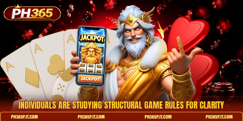 Individuals are studying structural game rules for clarity Individuals are studying structural game rules for clarity