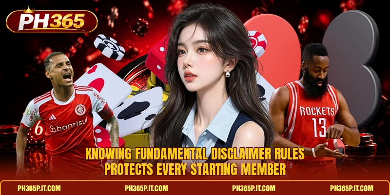 Knowing fundamental disclaimer rules protects every starting member