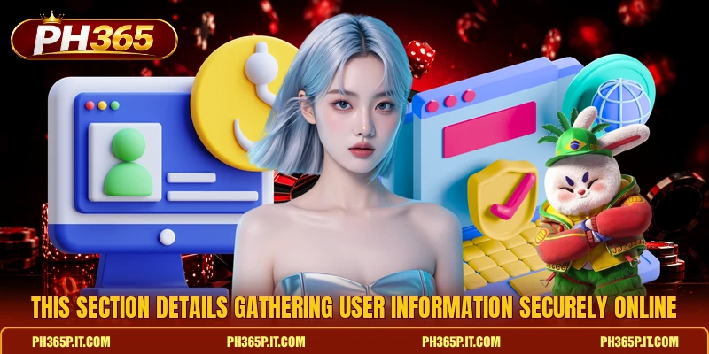 This section details gathering user information securely online